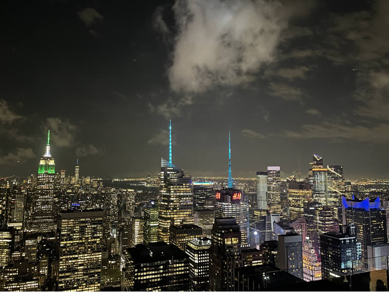 トップ・オブ・ザ・ロック夜景