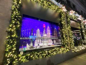 ニューヨーク サックス5thアベニューのイルミネーション