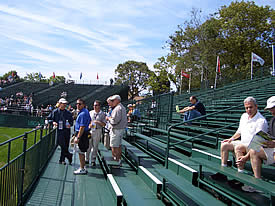 USオープンゴルフ　観客席