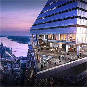 エッジ展望台のチケット販売