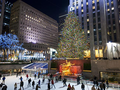 ロックフェラーセンター ニューヨーク クリスマスツリー