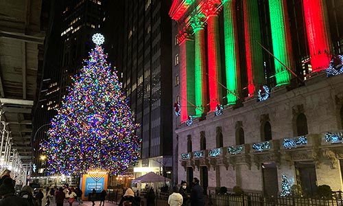 ウォールストリート・クリスマスイルミネーション・スポット