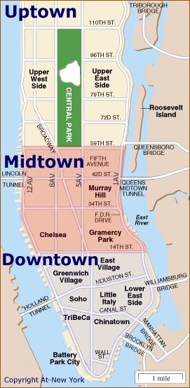 マンハッタン地図