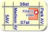 キタノ・ホテルの地図